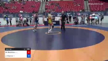 70 kg Round Of 16 - Michael Blockhus, Gopher Wrestling Club - RTC vs Johnathon Viveros, California