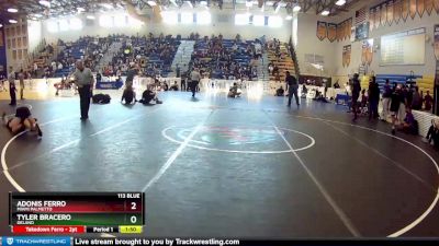 113 Blue Round 2 - Adonis Ferro, Miami Palmetto vs Tyler Bracero, Deland