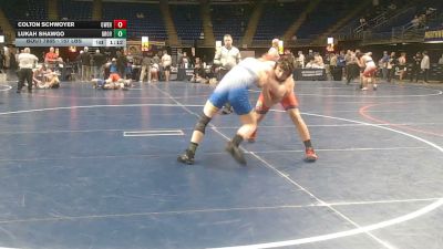 157 lbs Quarterfinal - Colton Schwoyer, Owen J. Roberts vs Lukah Shawgo, Grove City