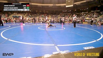 58 lbs Round Of 32 - Grant Duncan, Topeka Blue Thunder vs Hadley-Glen Smith, Anno Youth Wrestling