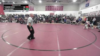 157 lbs 3rd Place - Kaeden Swan, Dirigo vs Dillon Gray, Mt. Blue