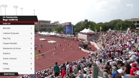 High School Boys' 4x100m Relay 4A, Finals 1