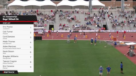 High School Boys' 300m Hurdles 3A, Finals 1