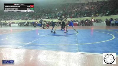 118 lbs Round Of 128 - Brayden Franklin, Bixby vs Case Thompson, McAlester