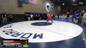 285 lbs Cons. Round 7 - Xavier Franco, Central East vs Berkan Ranjbari Saisan, El Camino Real Charter