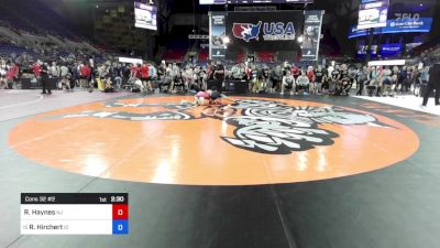 106 lbs Cons 32 #2 - Ryan Haynes, NJ vs Ryan Hirchert, ID