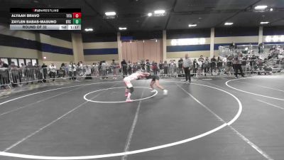 101 lbs Round Of 32 - Alyaah Bravo, Titan Mercury WC vs Zaylen Babas-Masuno, DTC Wrestling