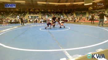 112 lbs Semifinal - Brighton Harp, Tahlequah Wrestling Club vs Charles Lucas, Vian Wrestling Club