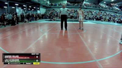 130 lbs Cons. Round 2 - Levi Schrader, Victory Wrestling-AAA vs Jasper Miller, Team Grind House Wrestling Club-AAA