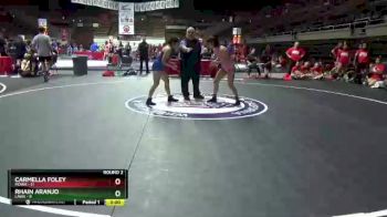 127 lbs Round 2 (6 Team) - Carmella Foley, MDWA vs Rhain Aranjo, LAWA