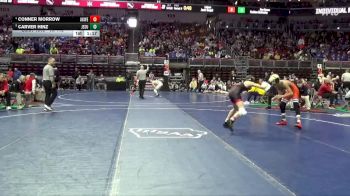 1A-113 lbs Quarterfinal - Carver Hinz, Jesup vs Conner Morrow, Akron-Westfield