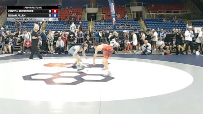 88 lbs Champ. Rd Of 32 - Colton Riesterer, Oregon vs Elijah Allen, Texas