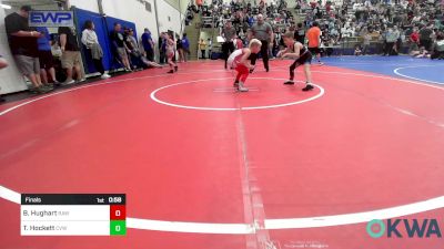 64 lbs Final - Bentley Hughart, Raw Wrestling Club vs Turk Hockett, Caney Valley Wrestling