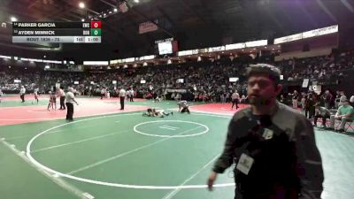 70 lbs Semifinal - Parker Garcia, EWC3 vs Ayden Minnick, DONA