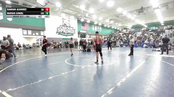 190 lbs Cons. Round 2 - Matias Juniel, La Canada vs Damian Alvarez, Rio Mesa