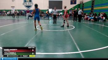 138 lbs 5th Place Match - Baird Hagerty, Tillamook vs Titus Rodela, Jefferson (Portland)