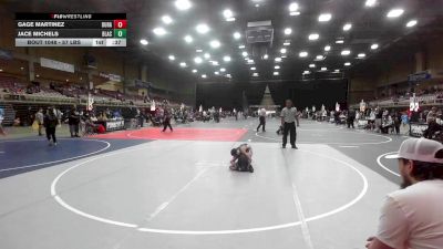 57 lbs 5th Place - Gage Martinez, Duran Elite vs Jace Michels, Black Fox Wrestling Academy