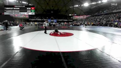 Boys 4A 113 lbs Cons. Round 2 - Bentley Moore, Mt. Si vs Aaron Esteban, Jackson