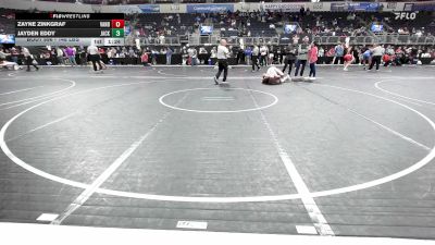 148 lbs 3rd Place - Zayne Zinkgraf, Vandals vs Jayden Eddy, Jackson Wrestling Club