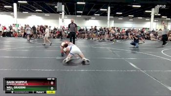 132 lbs Round 2 (6 Team) - Gavin Whipple, U2 Upstate Uprising vs Will Grassini, VHW