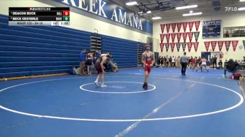 JV-18 lbs Round 2 - Beck Oesterle, Mount Vernon vs Deacon Buck, Williamsburg
