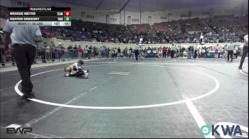 55 lbs 3rd Place - Brodee Meyer, Team Tulsa Wrestling Club vs Keaton Gregory, Vian Wrestling Club