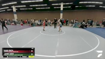 82 lbs 3rd Place Match - James Hays, Liberty Warriors Wrestling Club vs Kase Frith, Duncan Demon Wrestling
