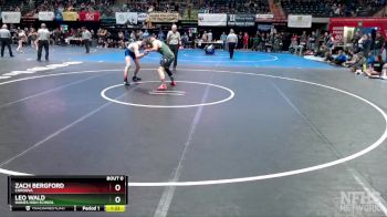 171 lbs Semifinal - Leo Wald, Haines High School vs Zach Bergford, Cordova