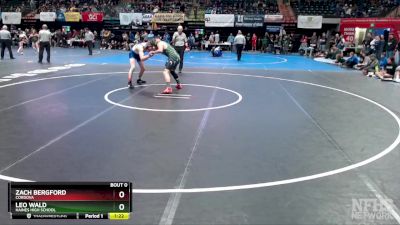 171 lbs Semifinal - Leo Wald, Haines High School vs Zach Bergford, Cordova