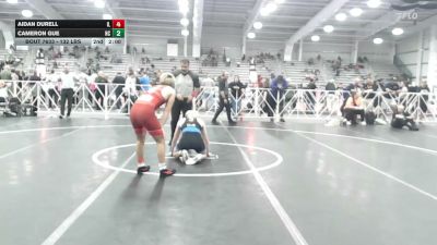 132 lbs Round Of 32 - Aidan DuRell, IL vs Cameron Gue, NC