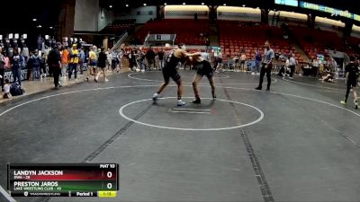 160 lbs Round 3 - Landyn Jackson, DWA vs Preston Jaros, Lake Wrestling Club