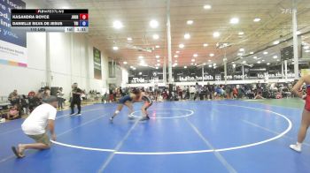 110 lbs Rr Rnd 3 - Kasandra Royce, Journeymen Wrestling - Girls vs Danielle Silva De Jesus, Triumph Trained - Girls