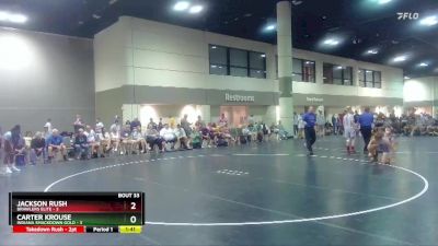 120 lbs Placement Matches (16 Team) - Jackson Rush, Brawlers Elite vs Carter Krouse, Indiana Smackdown Gold
