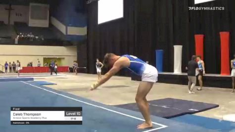 Caleb Thompson - Floor, Artistic Sports Academy Plus - 2021 USA Gymnastics Development Program National Championships