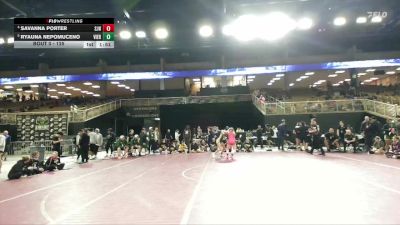 125 lbs Quarterfinal - Ryauna Nepomuceno, Viera vs Savanna Porter, St. John Neumann