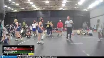 95 lbs Westen French, Team Bear White vs Braylyn Evans, Team Bear Navy