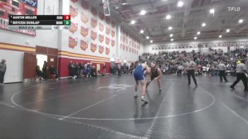 285 lbs Cons. Round 5 - Brycen Dunlap, Monroeville vs Austin Miller, Dundee