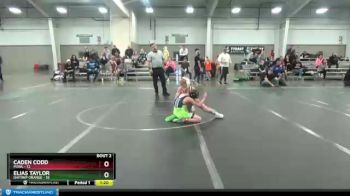 72 lbs Round 1 (4 Team) - Caden Codd, MJWL vs Elias Taylor, Daytrip Orange