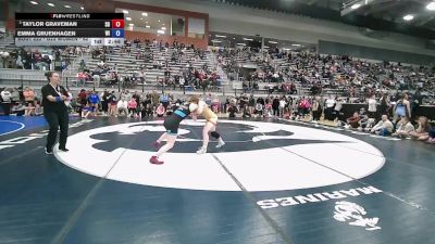 U23 Women - 62 lbs Quarters - Taylor Graveman, SD vs Emma Gruenhagen, WI