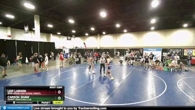 175 lbs 1st Place Match - Leif Larwin, Bend Senior High School Wrestl vs Carson Shaw, Summit Wrestling Club