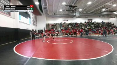 105 lbs Semifinal - Emmi Casias, Pine Creek vs Emily Moen, Thornton