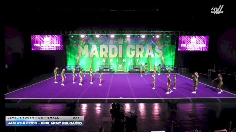 JAM Athletics - Pink Army Reloaded [2026 L1 Youth - D2 - Small Day 1] 2026 Mardi Gras Grand Nationals