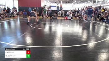 135 lbs Quarterfinal - Fischer West, Roundtree Wrestling Academy vs David Jewell, Level Up