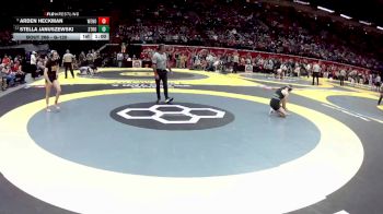 G-120 lbs Cons. Round 3 - Arden Heckman, G-Wester. North vs Stella Januszewski, G-Strongsville