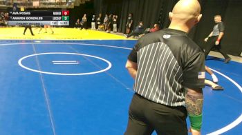 5A 105 lbs Champ. Round 1 - Anaveh Gonzales, Lubbock Cooper vs Ava Posas, Midlothian Heritage