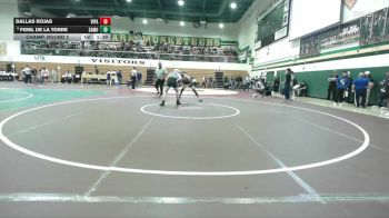 120 lbs Champ. Round 2 - Fidel De La Torre, Santa Monica vs Dallas Rojas, Villa Park