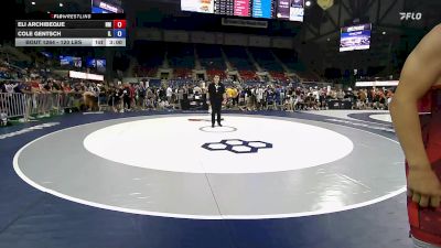 120 lbs Cons. Sub-rd Of 64 - Eli Archibeque, NM vs Cole Gentsch, IL