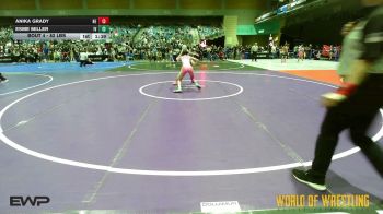 82 lbs Quarterfinal - Anika Grady, Nevada Elite vs Esme Miller, Illinois Valley Youth Wrestling