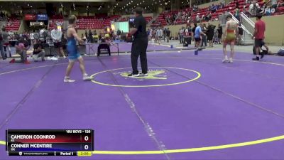 126 lbs Cons. Round 2 - Cameron Coonrod, KS vs Conner McEntire, OK