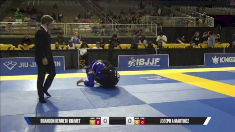 Joseph A Martinez vs Brandon Kenneth Kilimet 2025 Pan Jiu Jitsu IBJJF Championship